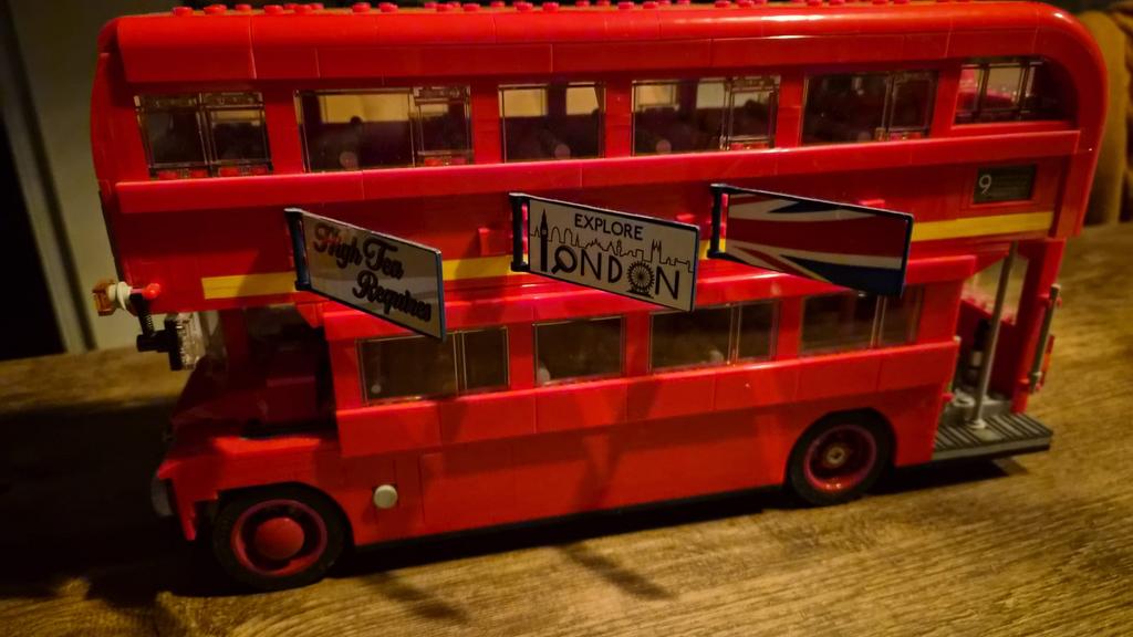 Lego Engelse Bus zonder doos, Ophalen of Verzenden, Zo goed als nieuw