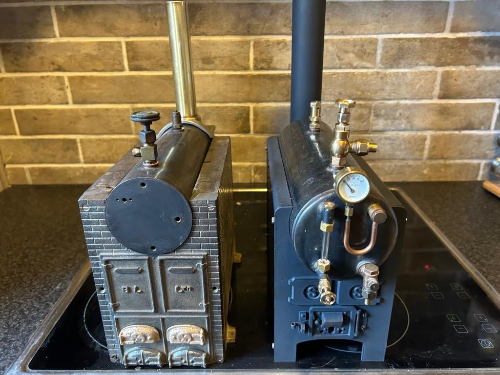 Stuart 504 stoommachine  ketel, Ophalen, Gebruikt