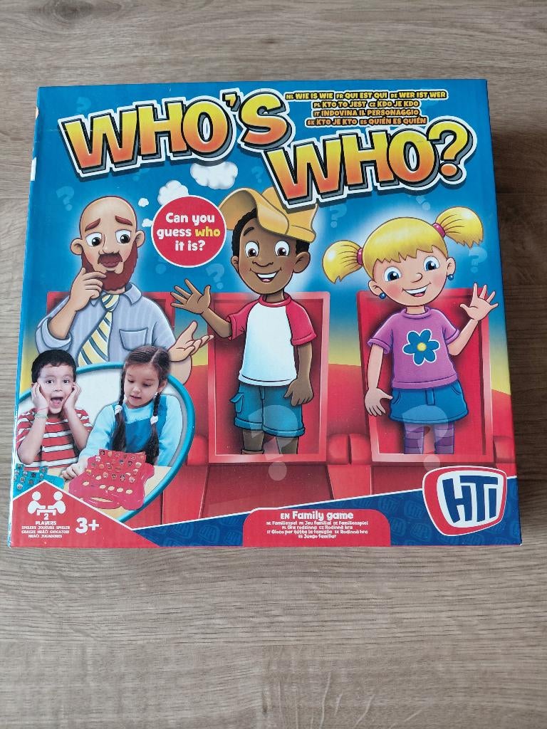 Who's who spel nieuw, Hobby en Vrije tijd, Gezelschapsspellen | Bordspellen, Een of twee spelers, Ophalen of Verzenden, Nieuw