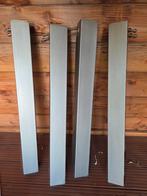 4x Geborsteld Aluminium Bartafel Poten, Ophalen, Tafelpoot, Gebruikt, 50 tot 100 cm
