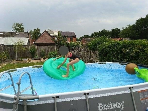 Prachtig bestway zwembad incl heel veel extras, Gebruikt, 200 tot 300 cm, Ovaal, Ophalen