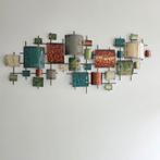 Grote 3D metaal schilderij wanddecoratie, Huis en Inrichting, Ophalen, Metaal, Wandsculptuur, Zo goed als nieuw