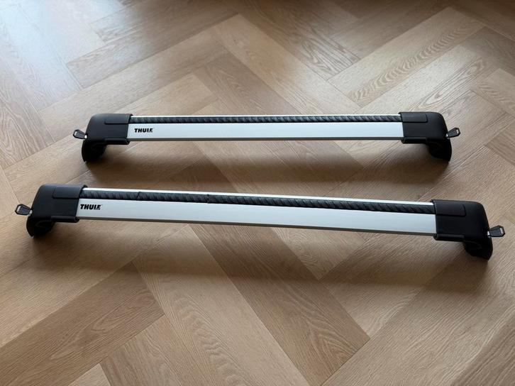 Thule dakdragers met Rapid System 754 voeten + stangen, Auto diversen, Dakdragers, Gebruikt, Ophalen