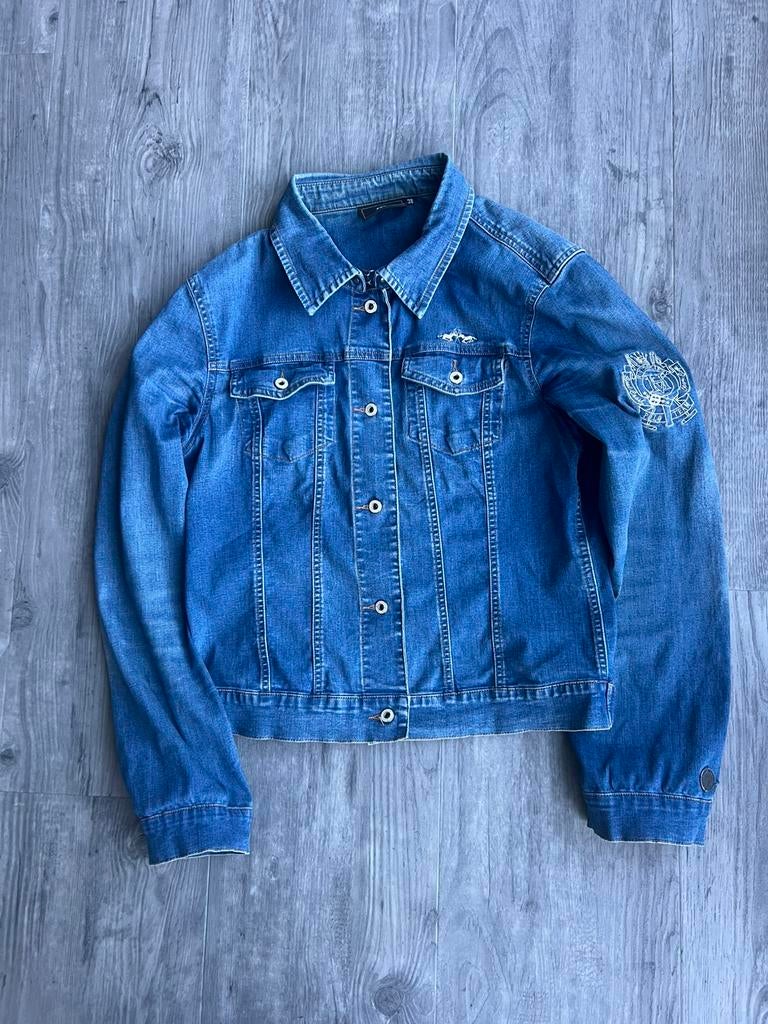 Spijkerjas jeansjack van HV Society maat 38, Verzenden, Zo goed als nieuw, Maat 38/40 (M), Blauw