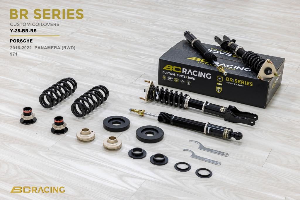 BC Racing BR-RS schroefset - Porsche Panamera 971 RWD 16-22, Auto diversen, Ophalen of Verzenden