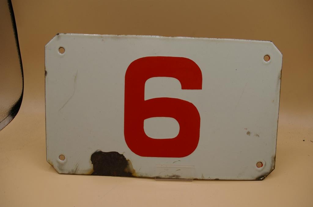 Antiek emaille bord 6 of 9, Antiek en Kunst, Ophalen of Verzenden