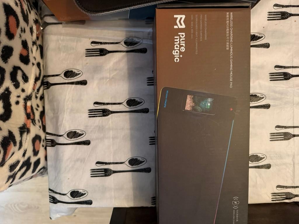 Muismat met licht gebruikt, Computers en Software, Muismatten, Ophalen of Verzenden