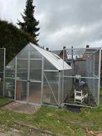 Tuinkas, serre, kweekkas in zeer goede staat, Ophalen, Kweekkas, Aluminium, Polycarbonaat