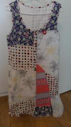 jurk mouwloos maat M 38/40 z.g.a.n. knielengte broderie, Maat 38/40 (M), Overige kleuren, Ophalen of Verzenden, Zo goed als nieuw