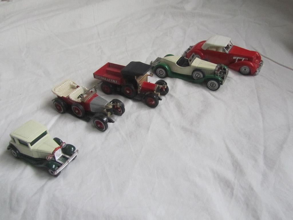 Matchbox, 5 autootjes, gekocht in jaren 70, als nieuw, Antiek en Kunst, Antiek | Speelgoed, Ophalen of Verzenden