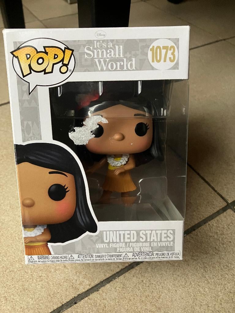 Disney It's a Small World Funko POP! United States 1073, Verzamelen, Ophalen of Verzenden, Overige figuren, Nieuw, Beeldje of Figuurtje