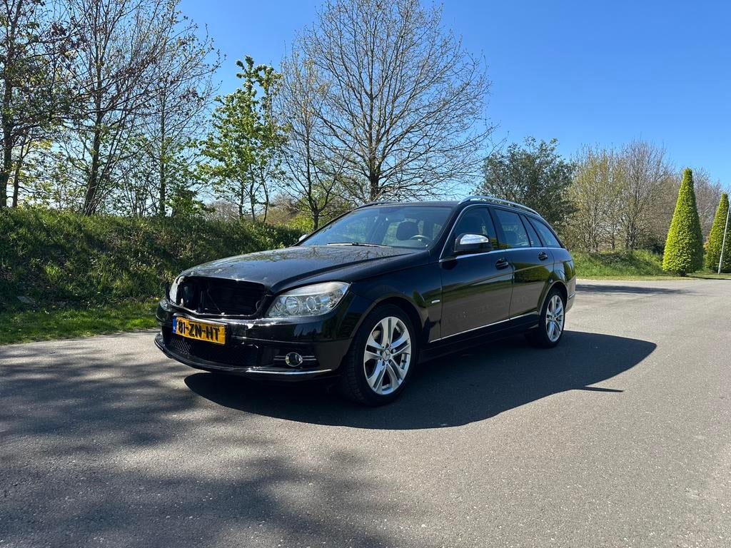 Mercedes-Benz C-Klasse 1.8 C180 Kompr.AUT2008 SCHADE!!!Zwart, Automaat, Achterwielaandrijving, 1800 kg, 1796 cc