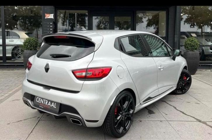 Renault Clio 1.6 RS Turbo 147KW 5-DRS AUT 2014 Grijs/Zilver, Auto's, Renault, Clio, ABS, Achteruitrijcamera, Airbags, Airconditioning