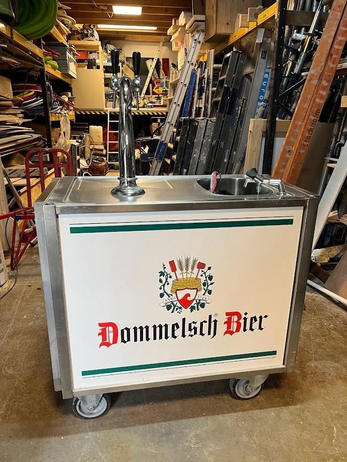 Mobiele biertap tapinstallatie tapbuffet uitklapbaar, Ophalen, Gebruikt