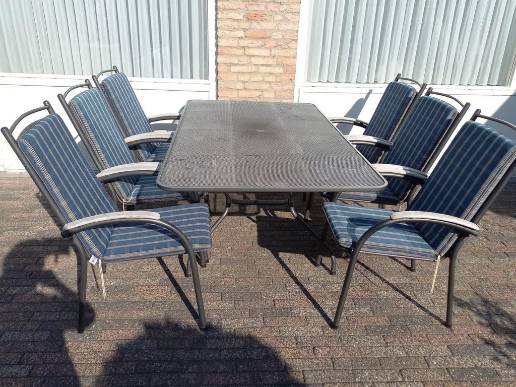 Tuintafel met stoelen, Ophalen of Verzenden, Gebruikt, Stoel