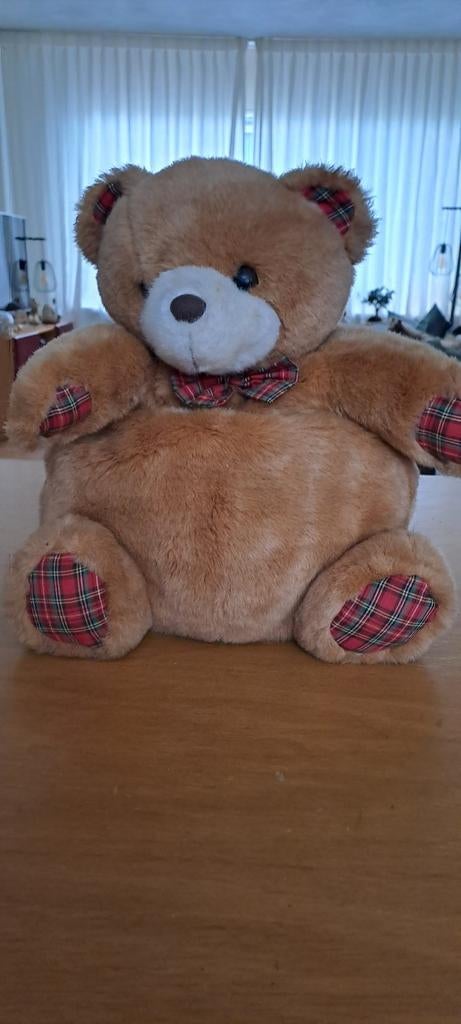 Beren theemuts van douwe egberts, Verzamelen, Ophalen of Verzenden, Zo goed als nieuw, Stoffen beer, Overige merken