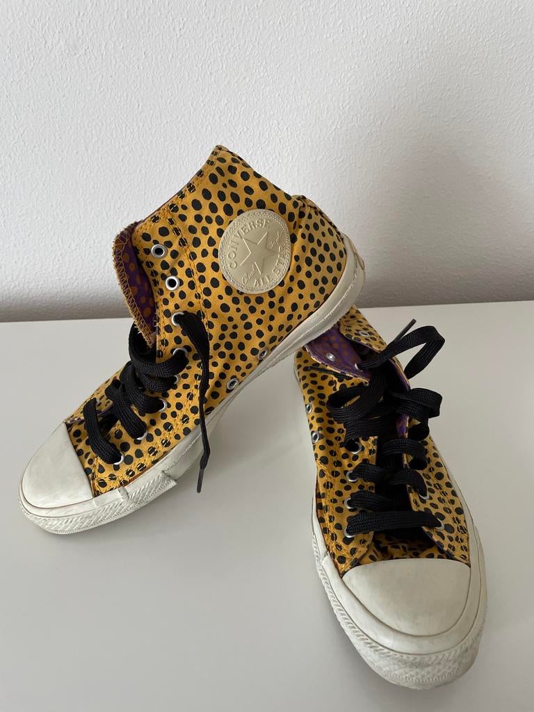 Converse All Star x Marimekko sneakers, maat 41, Geel, Ophalen of Verzenden, Sneakers of Gympen, Gedragen