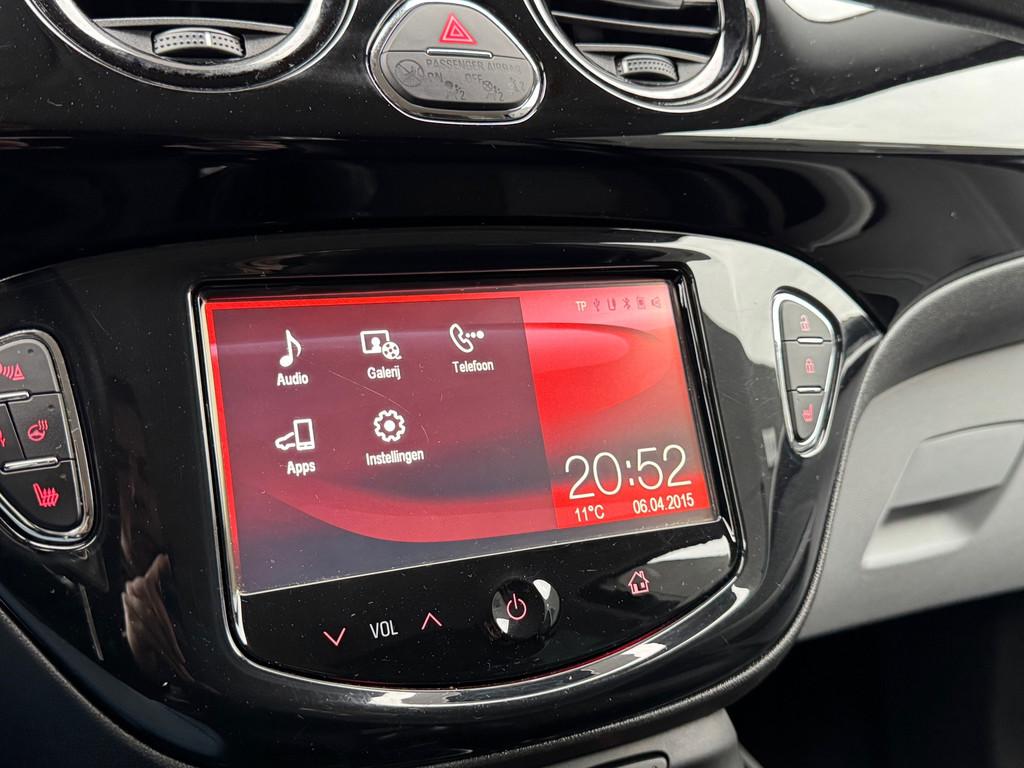 Opel ADAM 1.4 Rocks Navi Leder CarPlay Cruise Airco Nette st, Auto's, Opel, LED verlichting, ADAM, Gebruikt, 4 cilinders