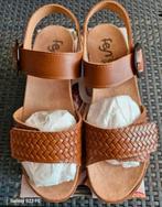 Cognac leren sandalen maat 42, Kleding | Dames, Schoenen, Ophalen, Feyn, Bruin, Nieuw