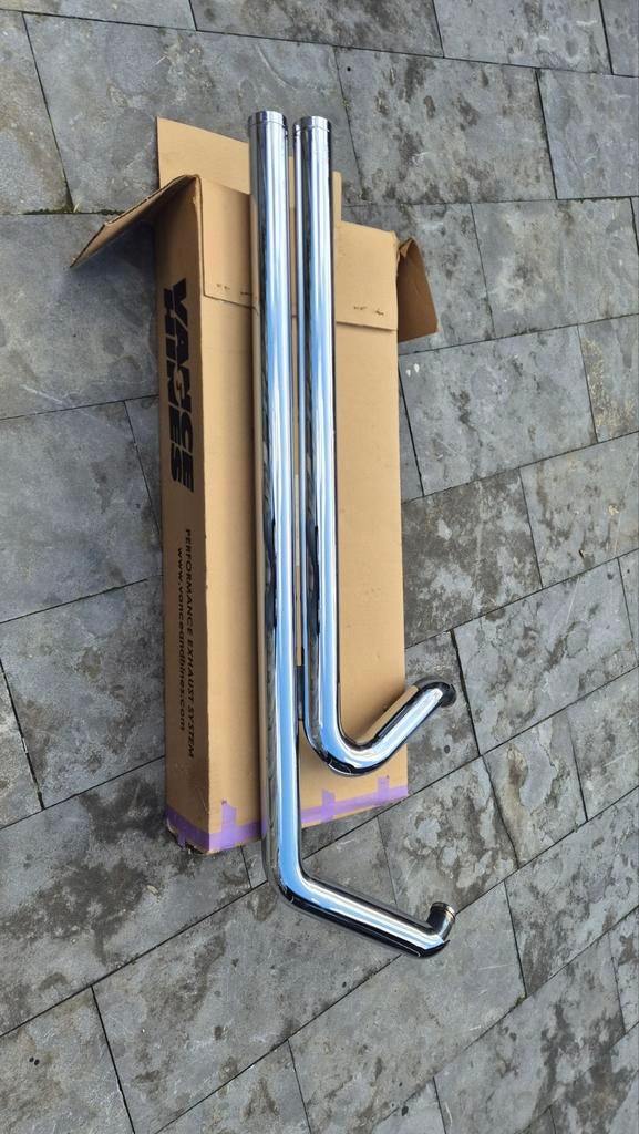 Vance & Hines Long Shots uitlaat voor Harley Davidson Fatboy, Ophalen of Verzenden