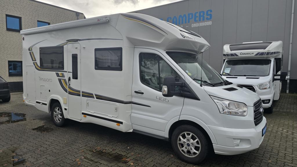 Benimar Tessoro 486 (bj 2017), Caravans en Kamperen, Campers, Bedrijf, tot en met 4, Half-integraal, Benimar, Ford, Diesel, Handgeschakeld