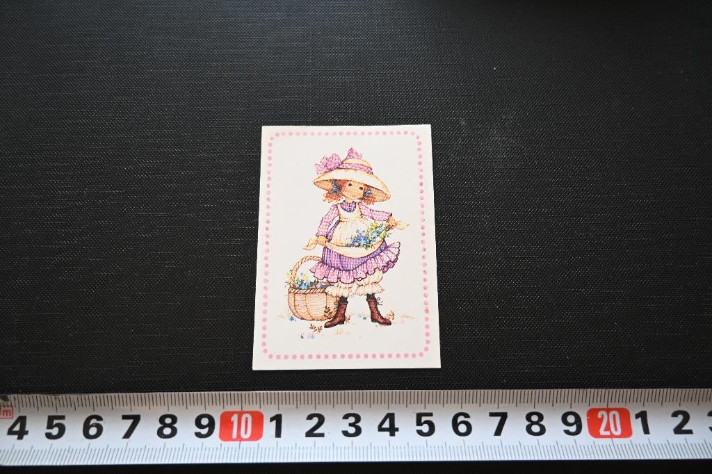 sticker panini strip #19 miss petticoat (als holly hobbie), Ophalen, Zo goed als nieuw