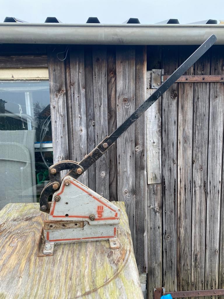 Handplaatschaar, Ophalen, Gebruikt