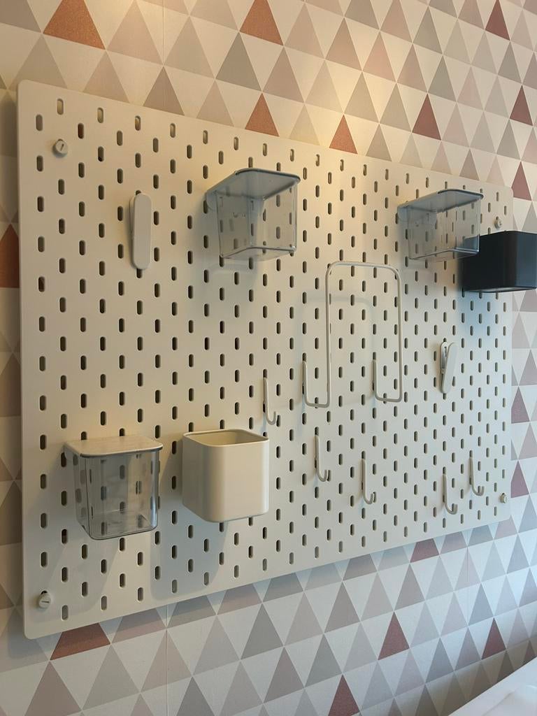 Ikea Skädis ophangbord, wit. 76/56 cm, Ophalen, Gebruikt, Overige typen