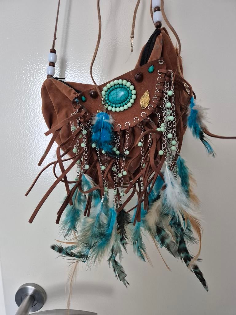 Haarbanden en tasje, Ophalen of Verzenden, Zo goed als nieuw, Carnaval, Accessoires