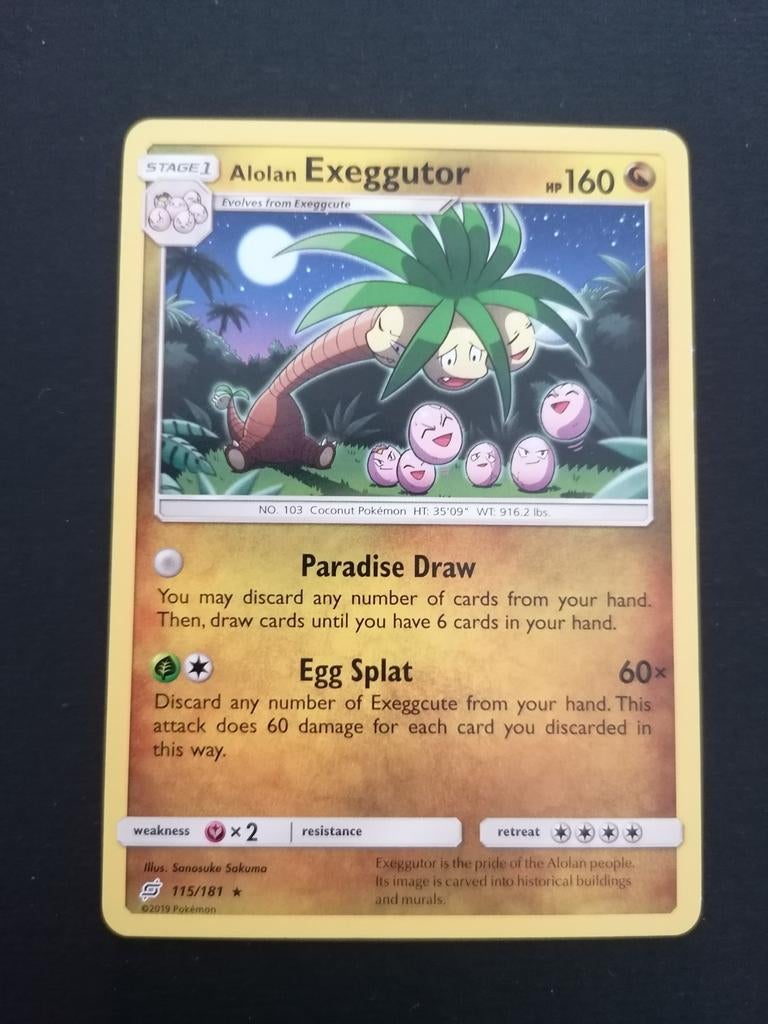 Alolan Exeggutor - Team Up 115/181 - Pokémon, Ophalen of Verzenden, Zo goed als nieuw