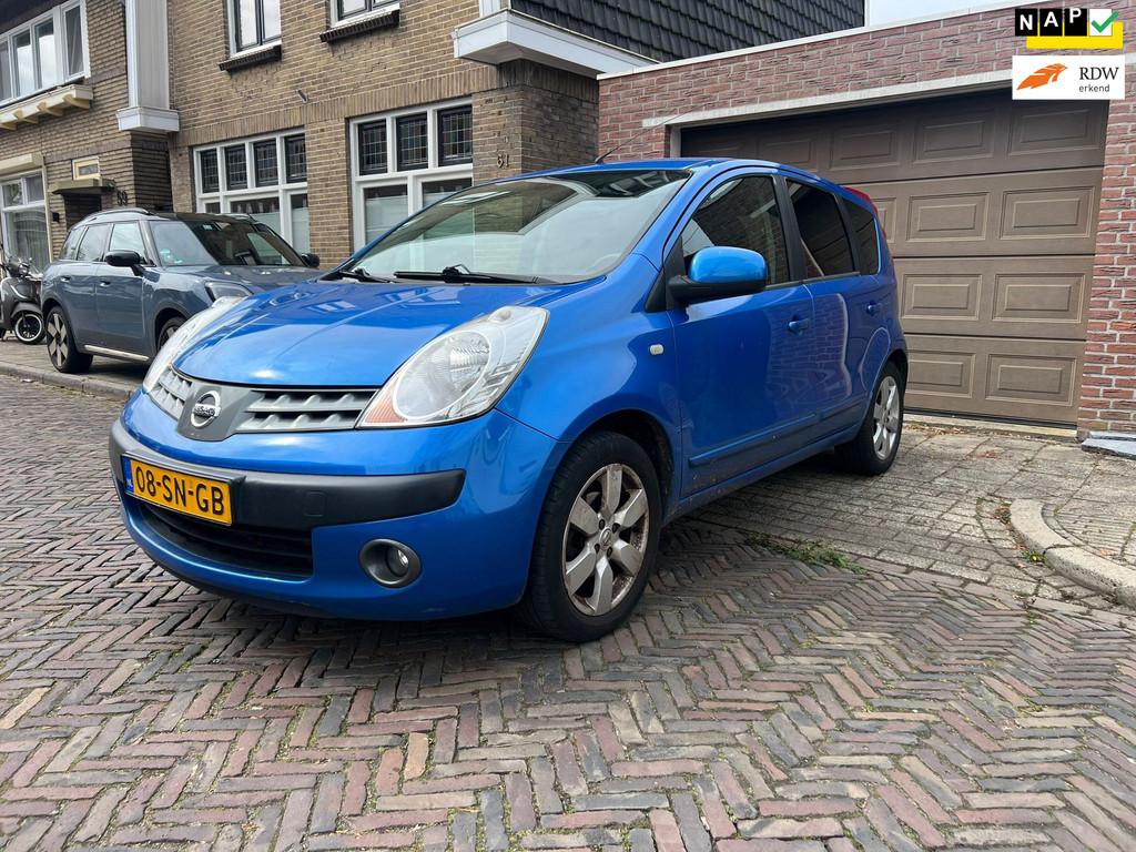 Nissan Note 1.6 First Note, Voorwielaandrijving, Gebruikt, 4 cilinders, Blauw