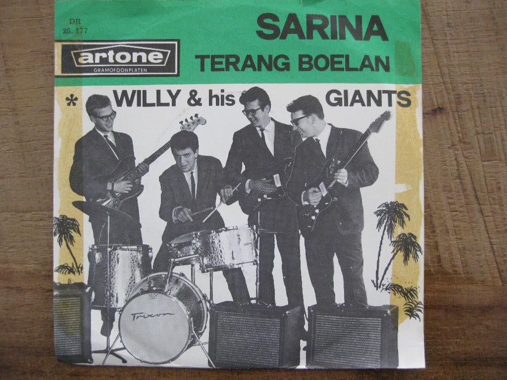 Vinyl single  Willy & his Giants   "Sarina", Ophalen of Verzenden, Gebruikt