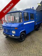 Mercedes 409 dubbel cabine 1979 44700 kilometer btw auto, Overige carrosserieën, Blauw, 7 stoelen, Mercedes-Benz