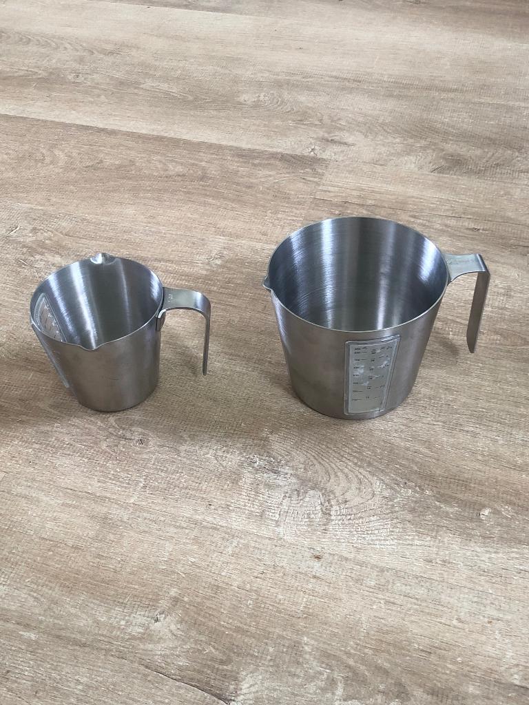 RVS Maatbeker met doorzicht venster, Huis en Inrichting, Ophalen of Verzenden