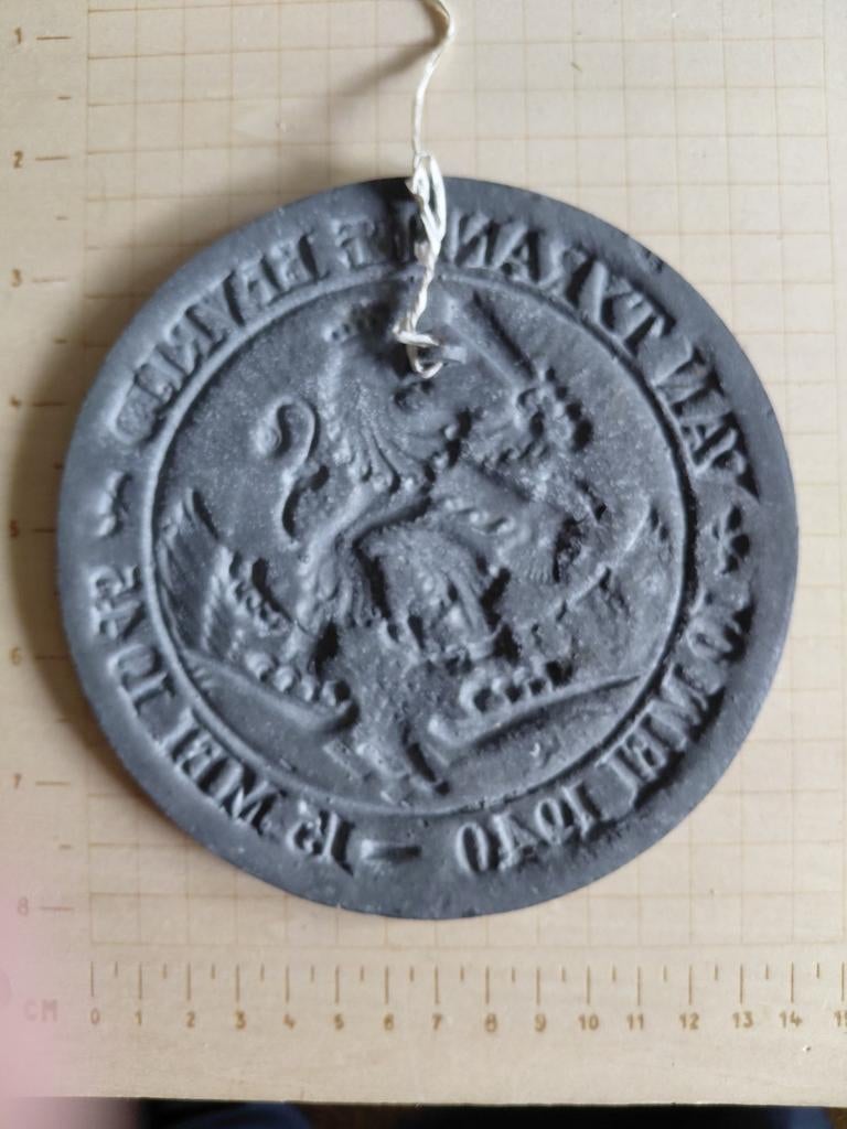 Historische herdenkingspenning 10 mei 1940 - 5 mei 1945, Ophalen of Verzenden, Gebruikt