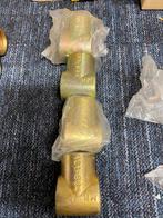 Buiskoppeling kort T-stuk goudkleurig Ø 33.7 mm (4 st), Overige materialen, Overige typen, Nieuw, Minder dan 2 meter