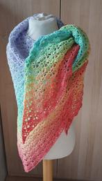 Gehaakte Omslagdoek, Kleding | Dames, Mutsen, Sjaals en Handschoenen, Ophalen of Verzenden, Nieuw, Maat 46/48 (XL) of groter, Sjaal