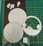 sm 116  Snijmal Set - Landschap en Huizen, Ophalen, Nieuw, Materiaal