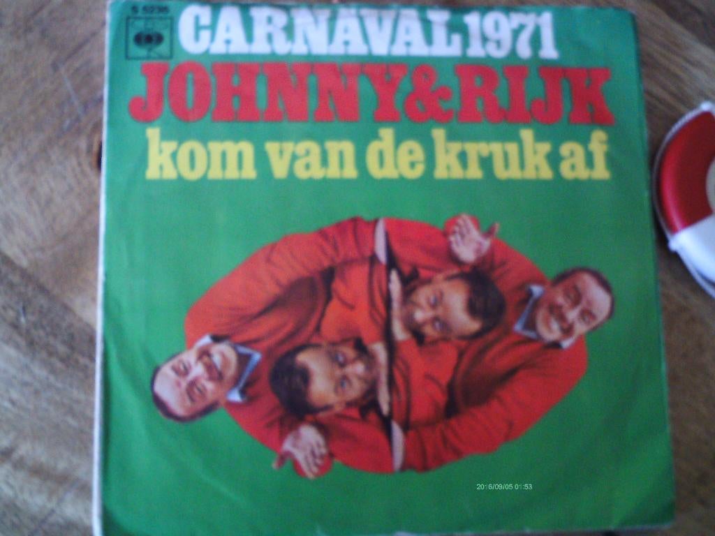 johnny + rijk - kom van de kruk af 21a, 7 inch, Single, Ophalen of Verzenden, Nederlandstalig