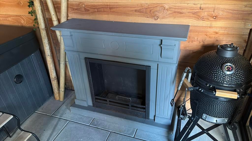 Gratis schouw, Ophalen, Gebruikt, Vrijstaande haard, Gelhaard