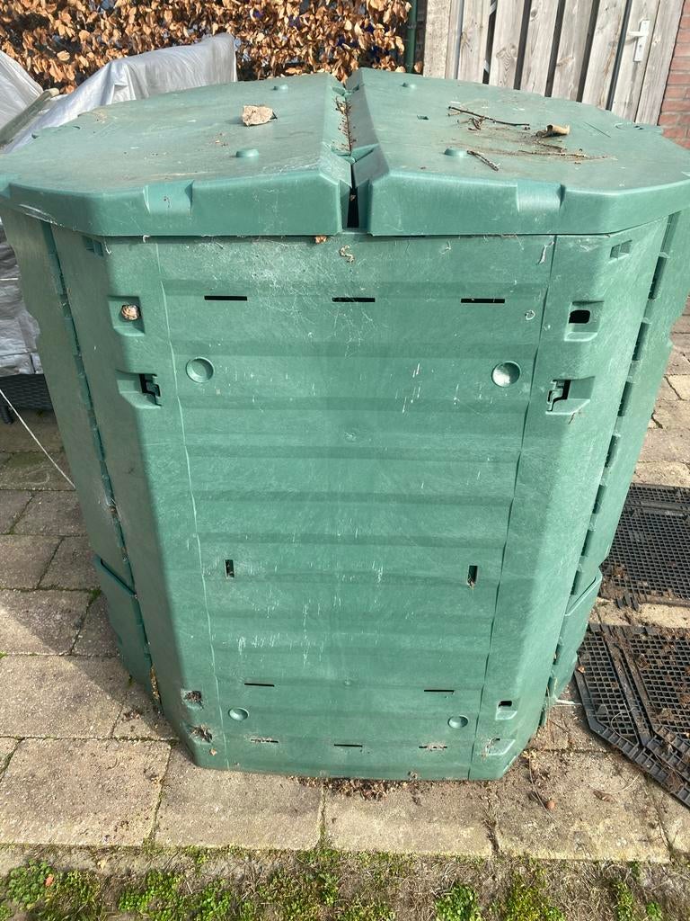 Grote groene compostbak voor tuin en keukenafval, Ophalen, Gebruikt