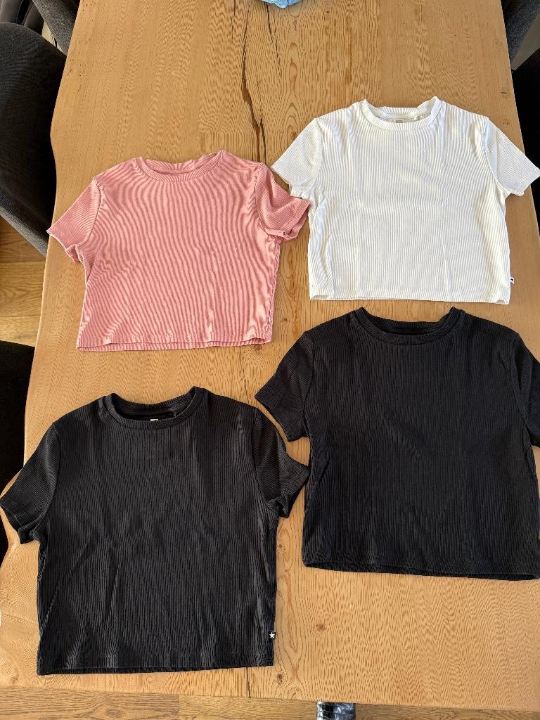 4 (crob) T shirts Maat 170-176, Kinderen en Baby's, Kinderkleding | Maat 170, WE, Meisje, Ophalen of Verzenden, Zo goed als nieuw