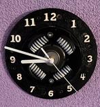 Unieke klok van oude koppelingsplaat - Nieuw uurwerk!, Ophalen of Verzenden, Gebruikt, Analoog, Wandklok