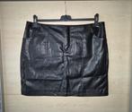 Leren rok mt L pu materiaal, Verzenden, Zwart, Maat 42/44 (L), Nieuw