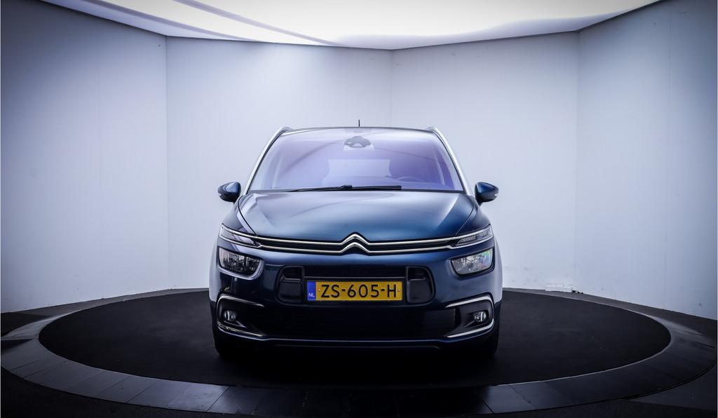 Citroën Grand C4 Spacetourer 1.2T 7Pers Business CAMERA | C, Auto's, Citroën, Stof, Gebruikt, 1199 cc, Blauw