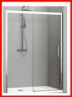 Novellini Kuadra 2.0 2P Schuifdeur, Ophalen, Nieuw, Chroom, Douche