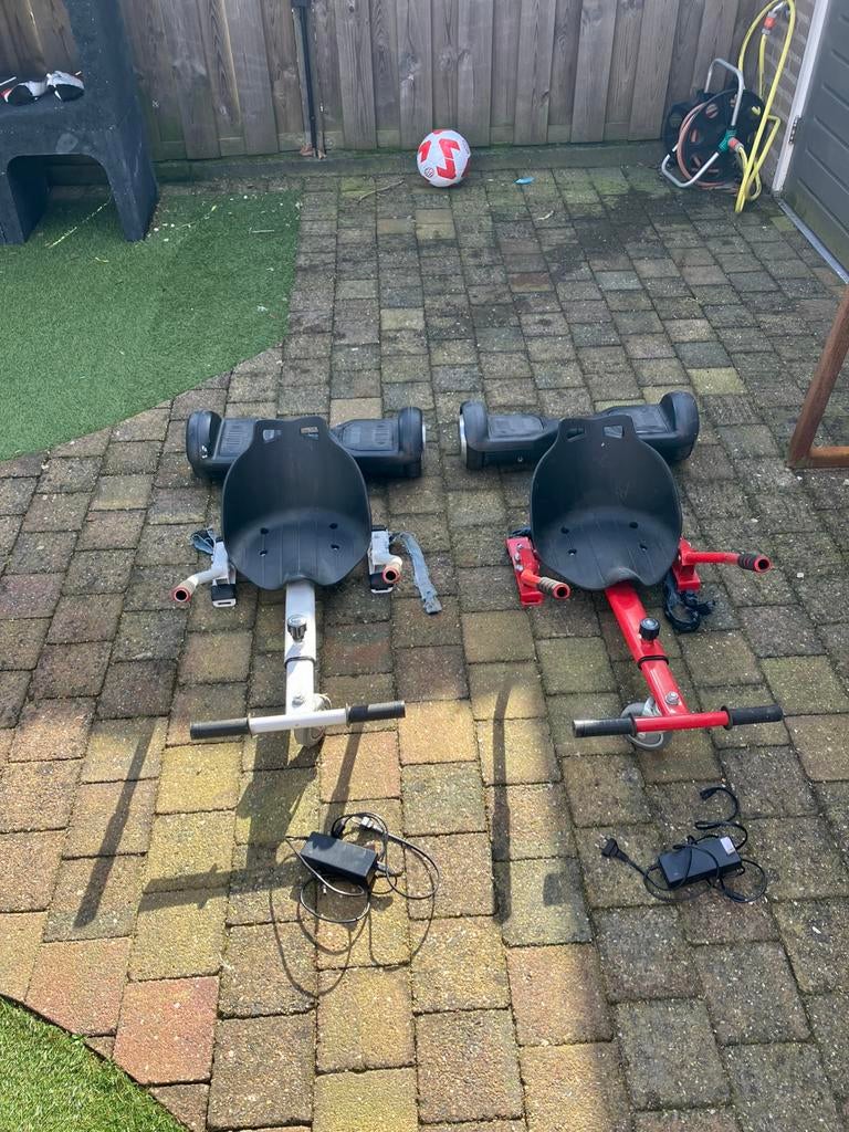 2x Oxboard met zitjes, Kinderen en Baby's, Speelgoed | Buiten | Accuvoertuigen, Ophalen, Zo goed als nieuw