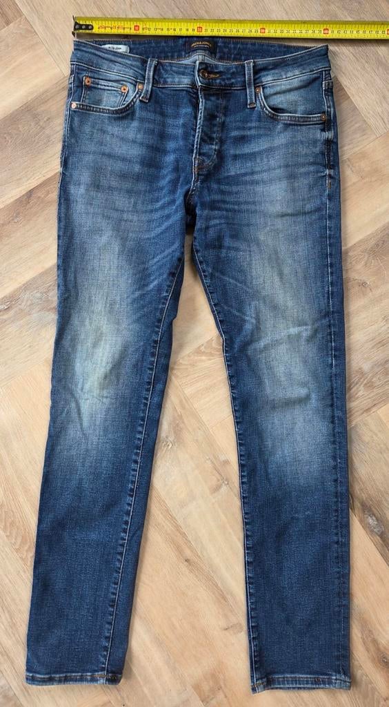 JACK & JONES slim fit jeans, maat 40, Kleding | Heren, Spijkerbroeken en Jeans, Ophalen of Verzenden, Zo goed als nieuw, Blauw