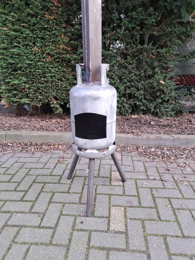 Unieke tuinkachel van gasfles - ongebruikt, Ophalen