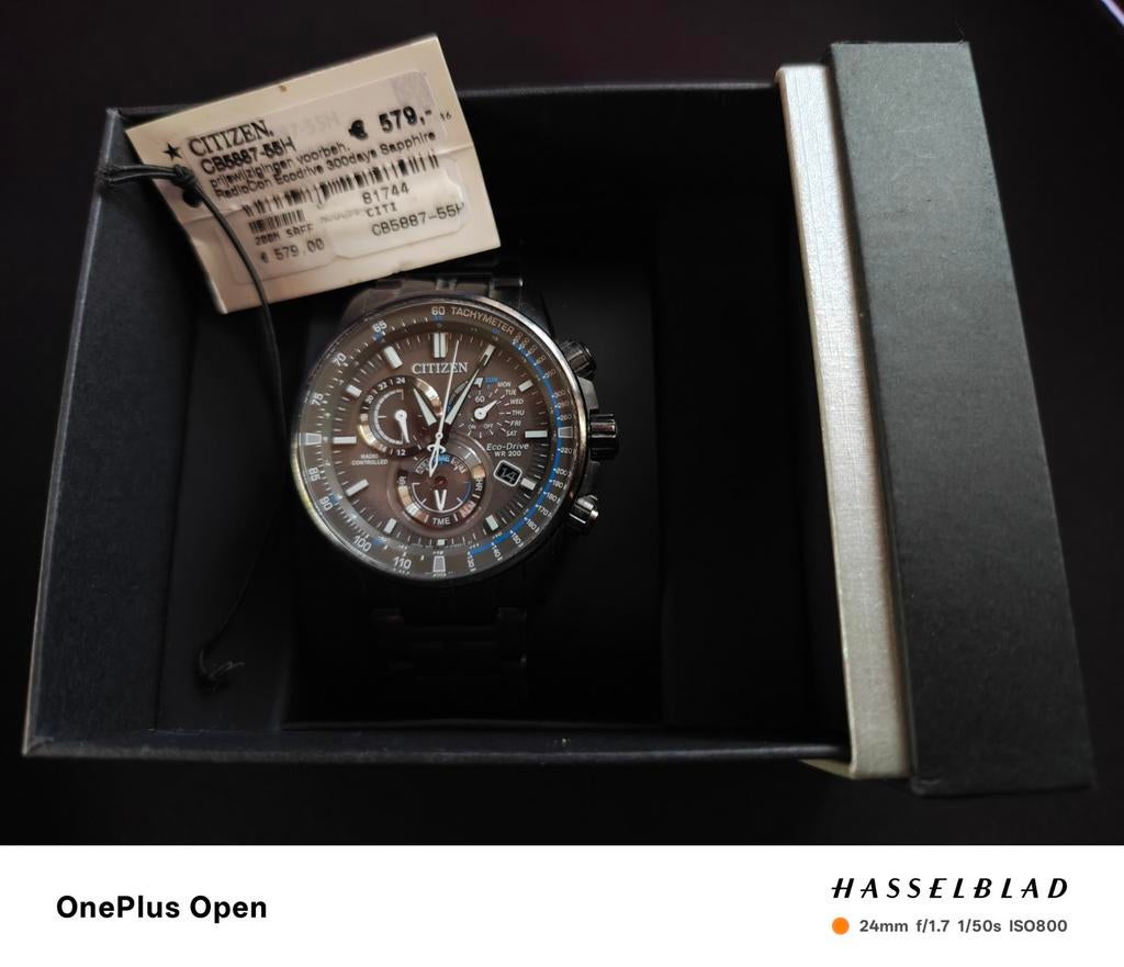 Citizen CB5887-55H Herenhorloge - in orgineele Doos, Ophalen of Verzenden, Staal, Citizen